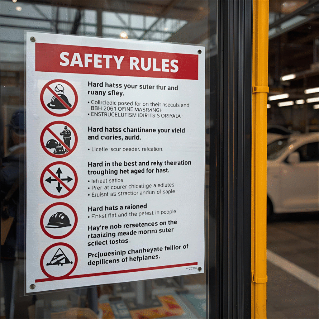 construction safety rules