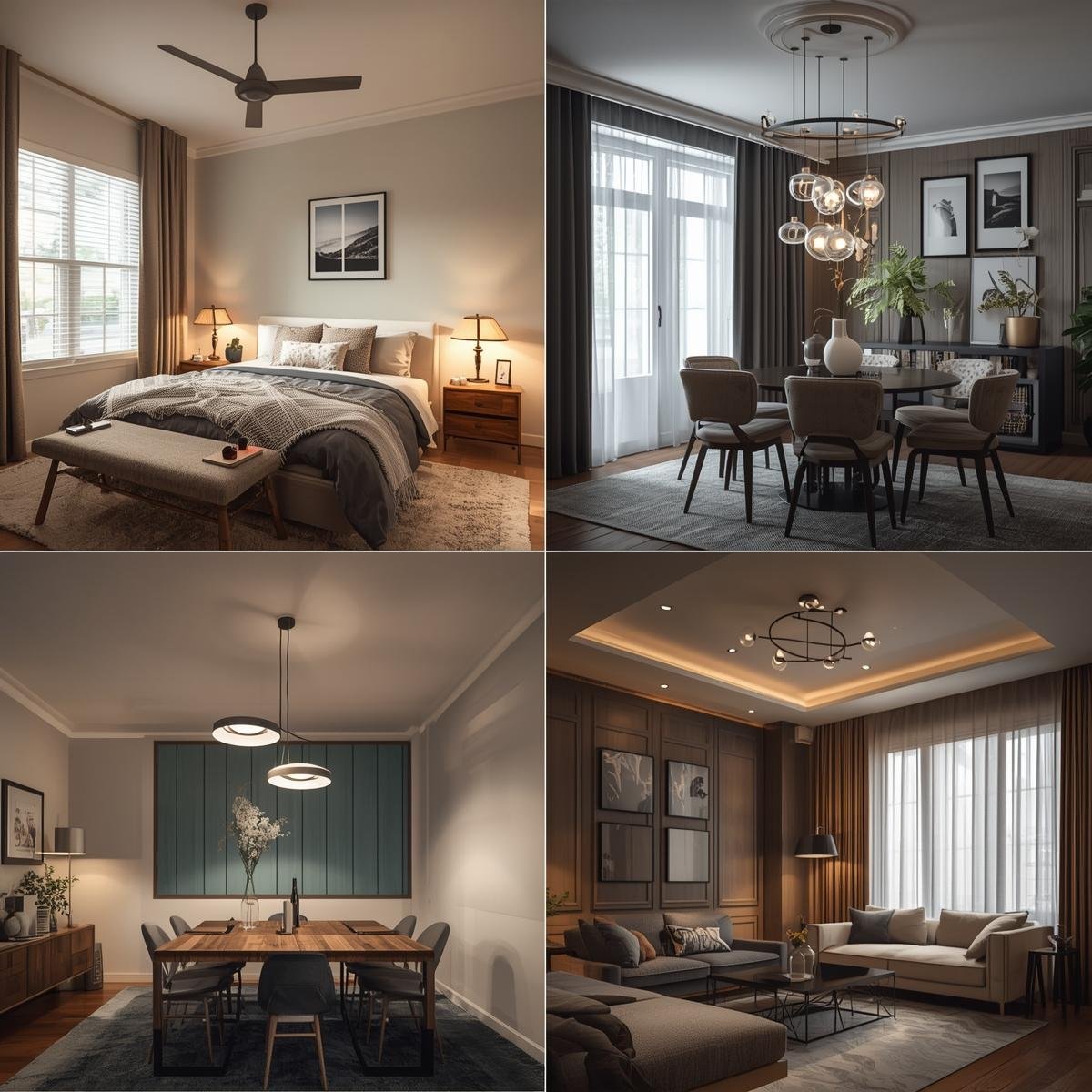 bedroom, kids room, dinning room, and living room lighting for ideas in modern homes.