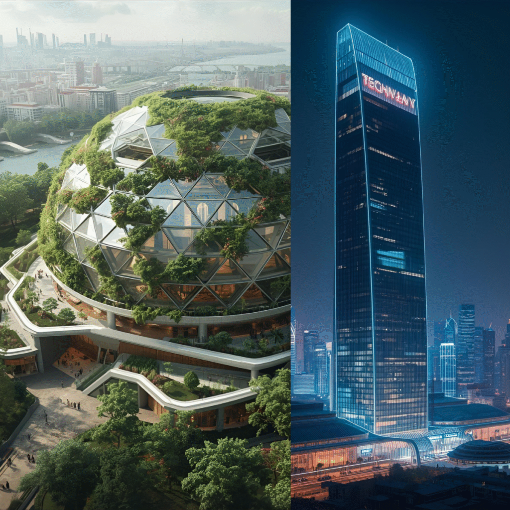 architect with modern technology