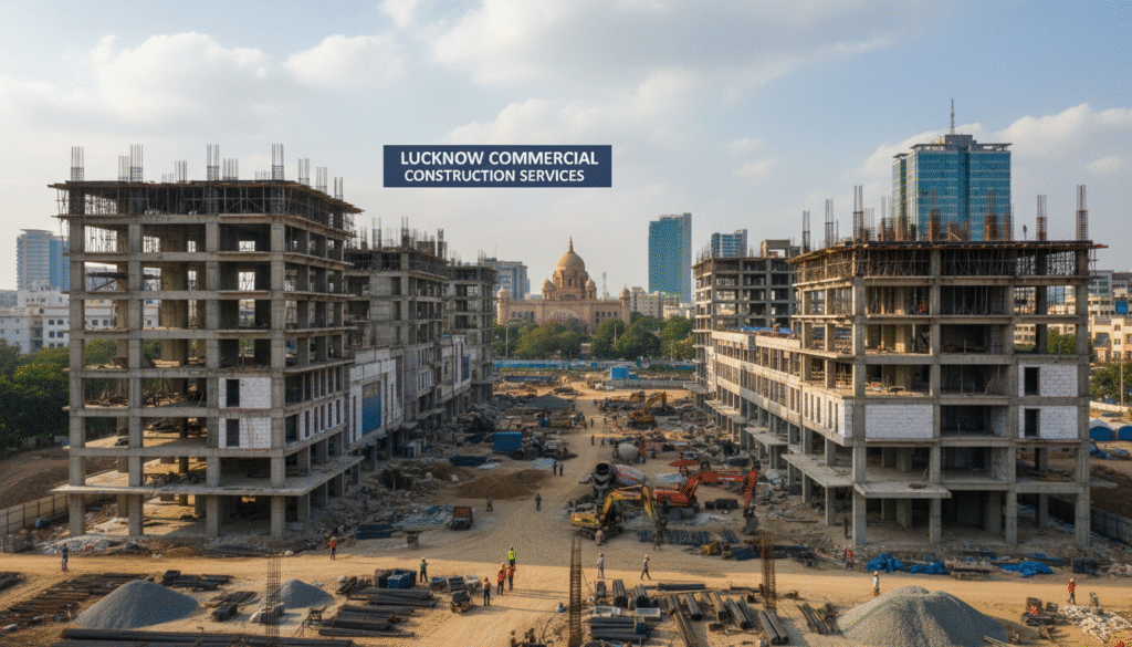 commercial construction company in lucknow