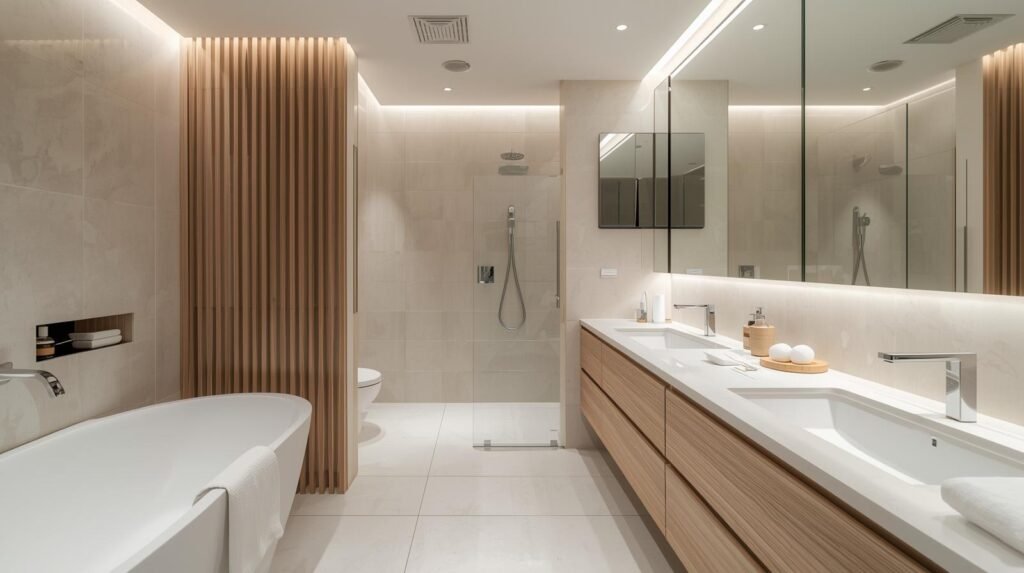 bathroom interior in modern looks