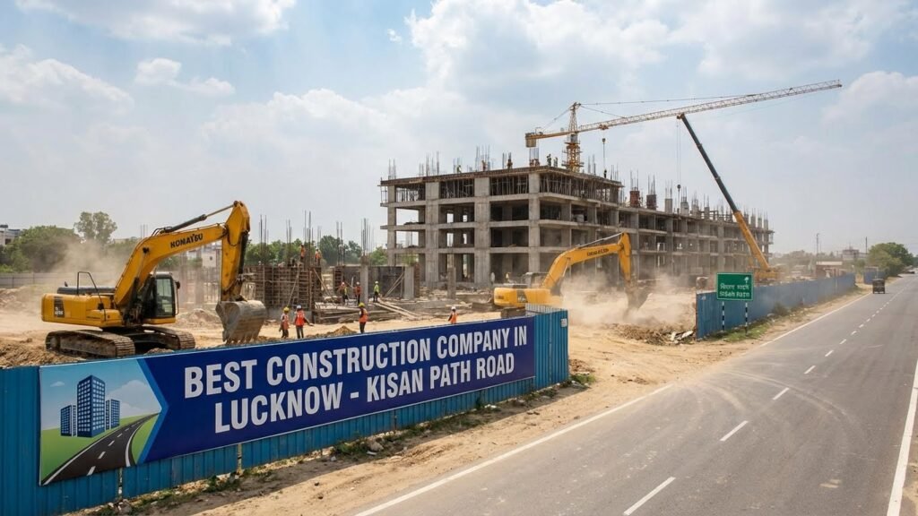 Best Construction Comapany in Lucknow - Kisan path Road