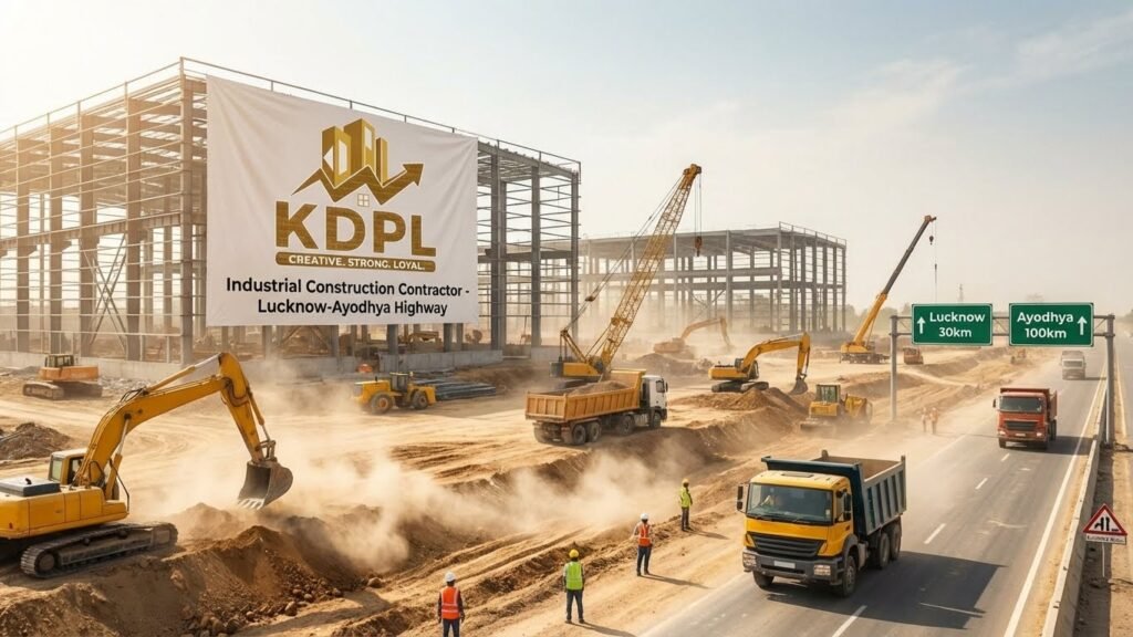 industrial construction contractor in lucknow ayodhya road