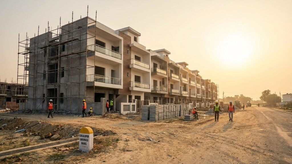 best residential construction company in varanasi gorakhpur marg