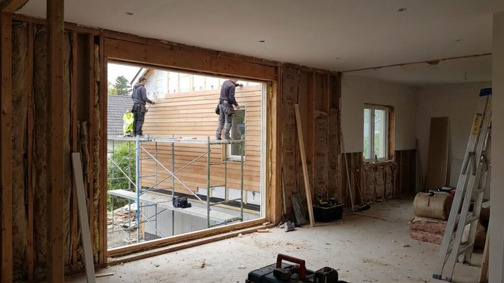 construction project on residential project