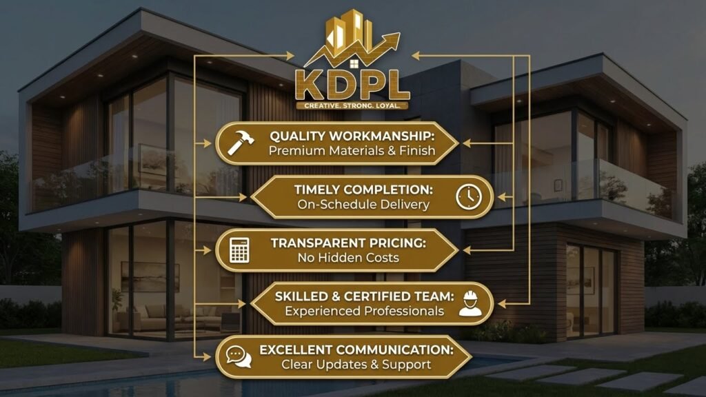 construction quality on residential project