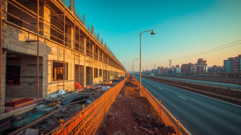 Residencial Construction Near Ayodhya Ring Road