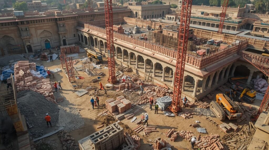 construction services naya ghat, ayodhya.