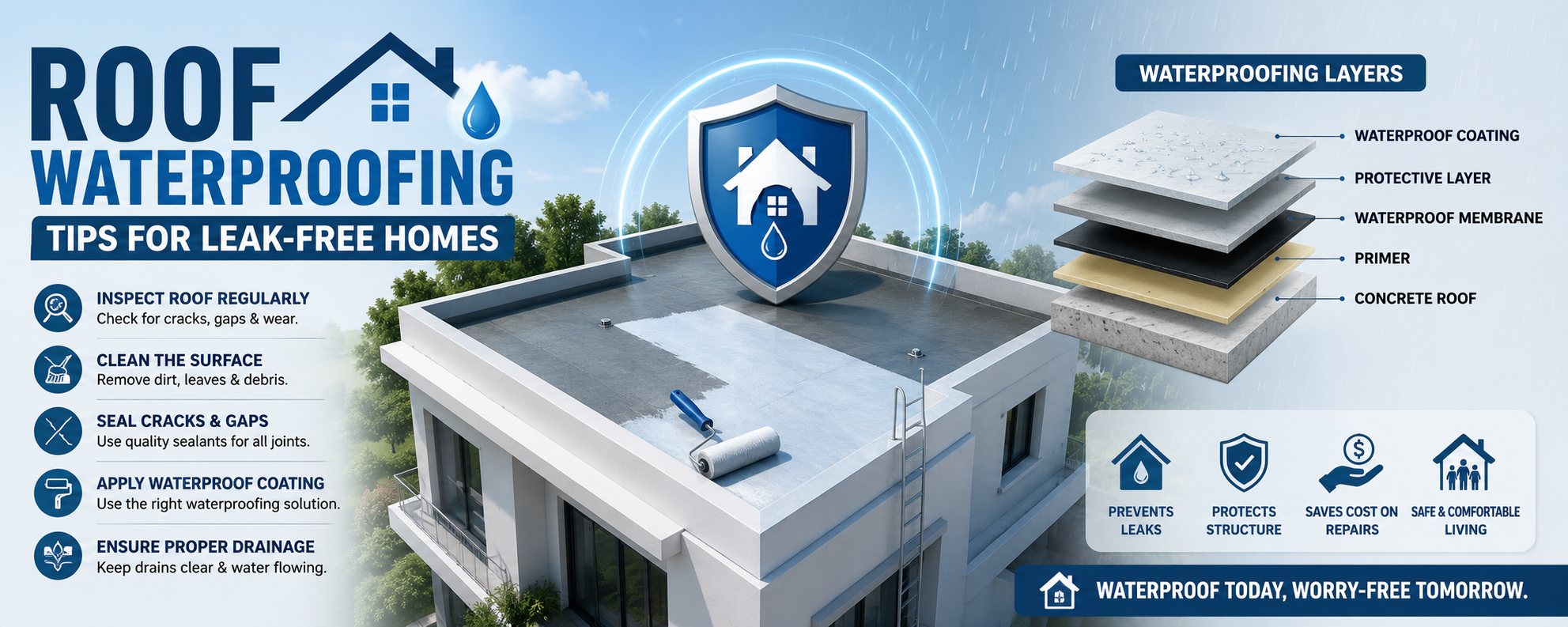 Roof Waterproofing Tips