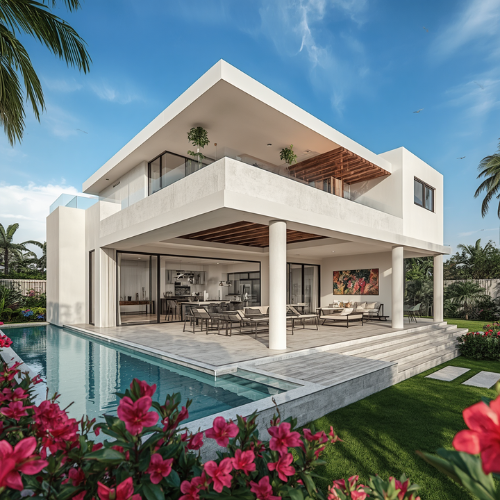 Tropical Modern Elevation