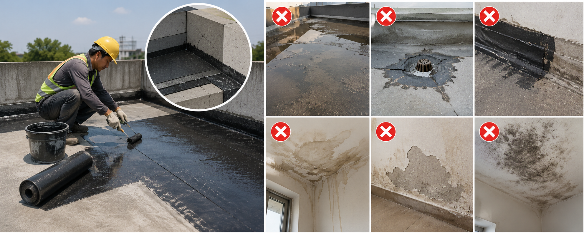 Waterproofing Mistakes