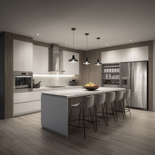 Peninsula Modular Kitchen