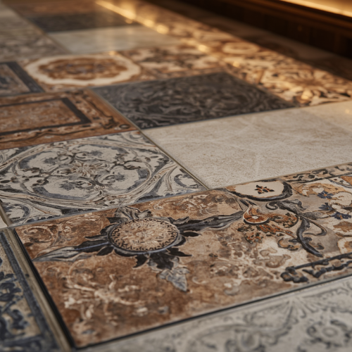 Ceramic elevation tiles
