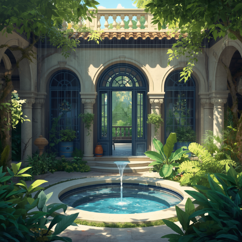 Decorative Courtyard