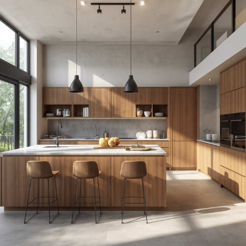 Modern Kitchen With Practical Storage